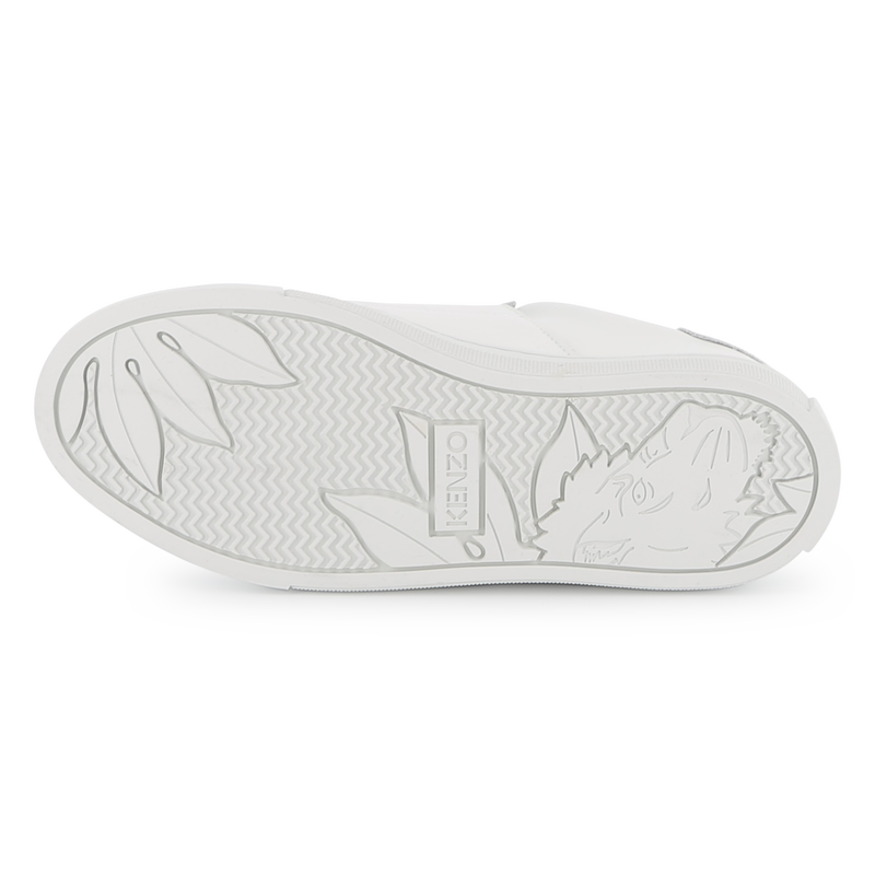 Leren sneakers met klittenband KENZO KIDS 
                        UNISEX