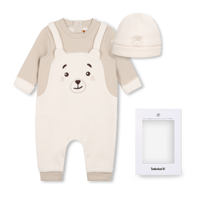 Set van overall en muts TIMBERLAND JONGEN
