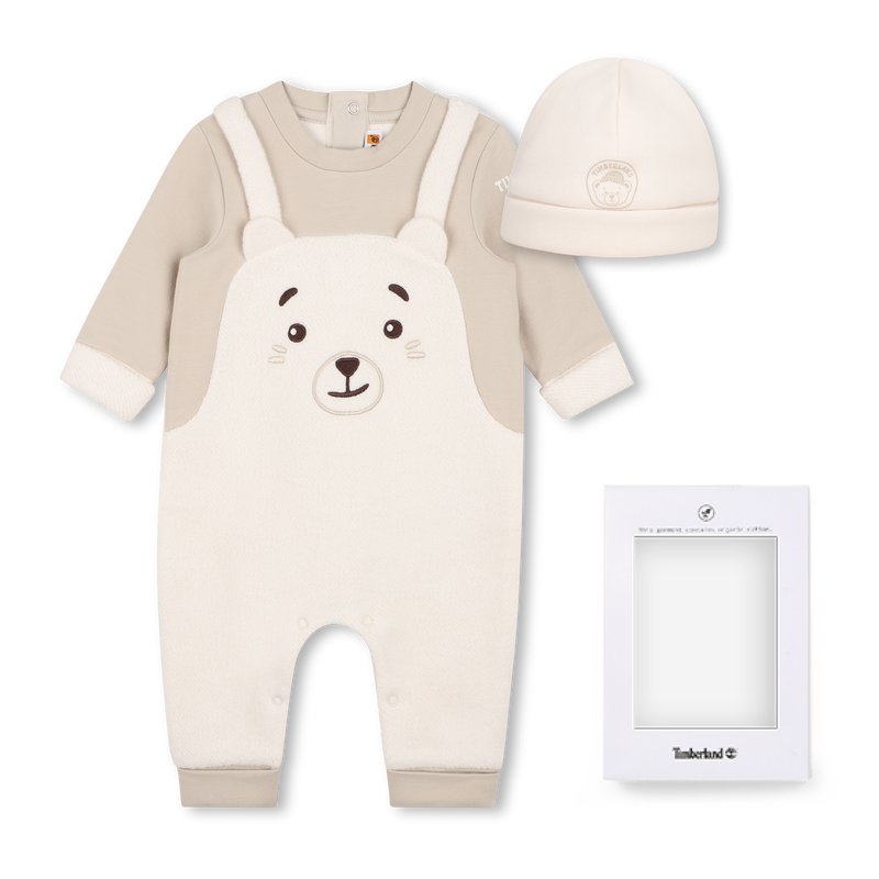 Set van overall en muts TIMBERLAND 
                        JONGEN