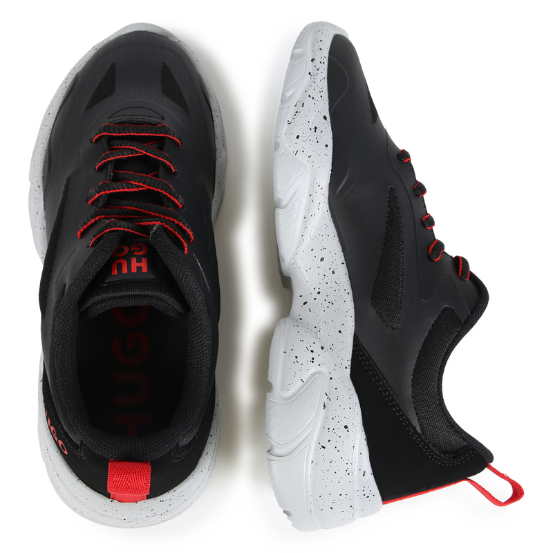 Stoffen sneakers met veters HUGO 
                        BOY