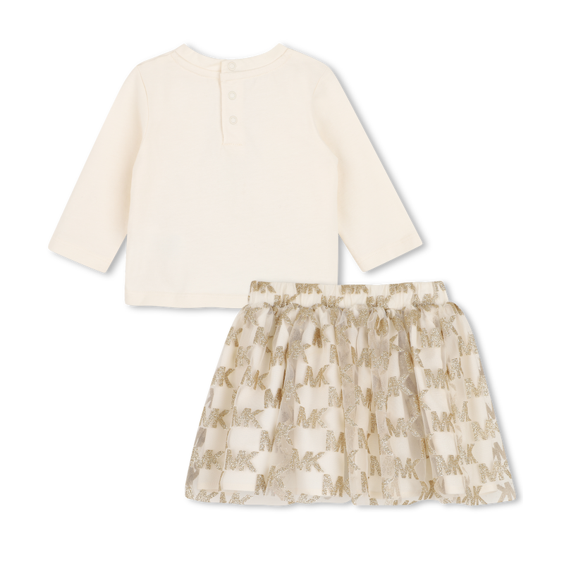 T-shirt en rok set MICHAEL KORS 
                        MEISJE