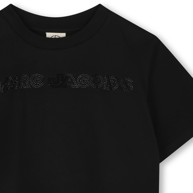 Kort T-shirt met strass MARC JACOBS 
                        GIRL