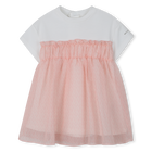Jurk met korte mouwen, ROZE LICHT, hi-res