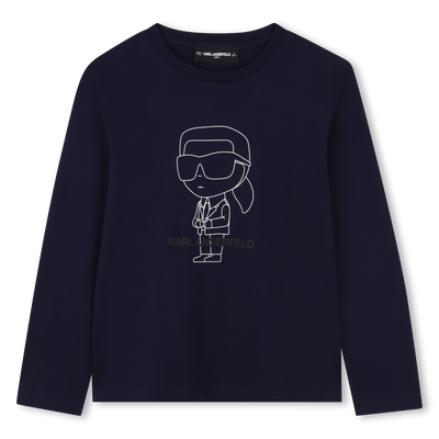 T-shirt &agrave; manches longues KARL LAGERFELD KIDS GARCON