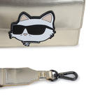 Sac &agrave; main en textile enduit grain fin KARL LAGERFELD KIDS 
                    FILLE