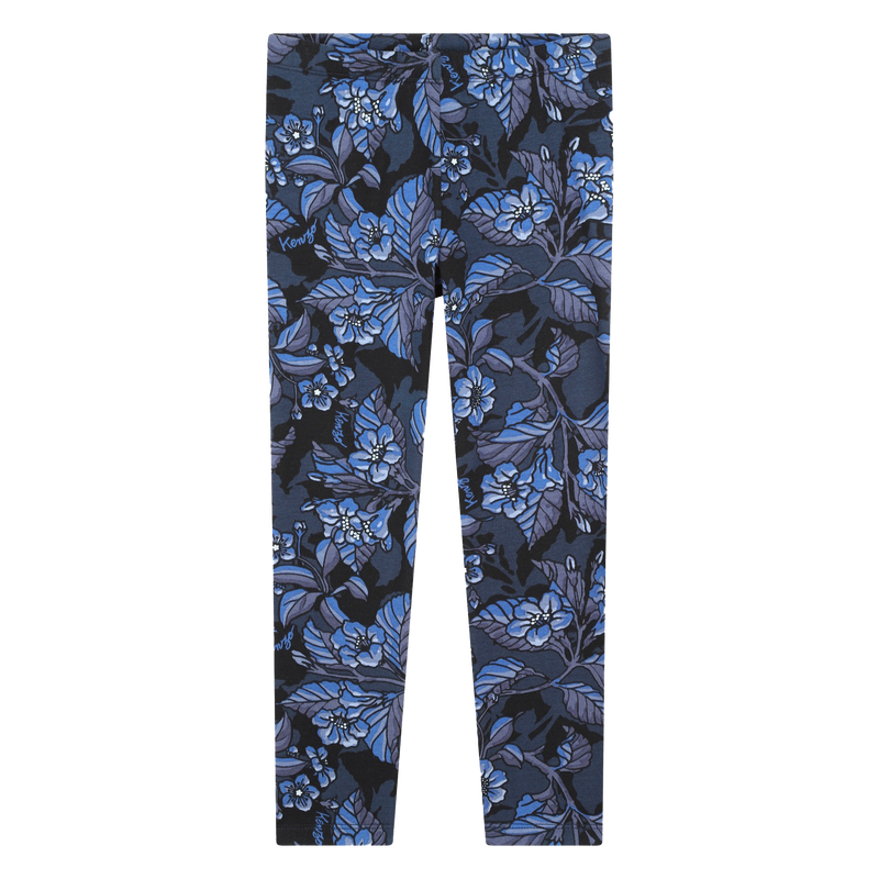 Legging met bloemen KENZO KIDS 
                        GIRL