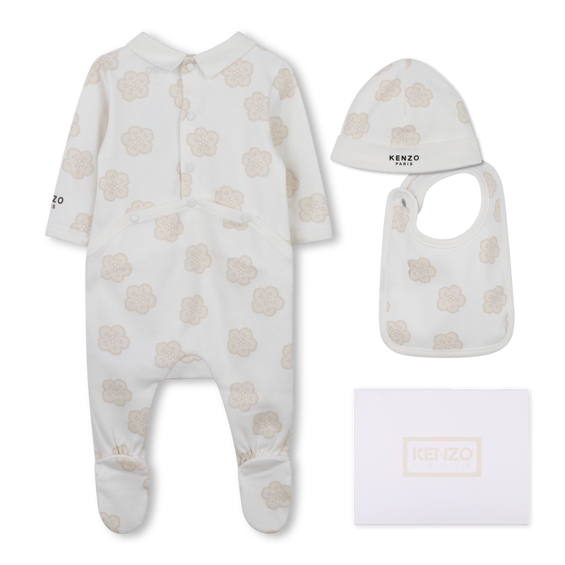 Ensemble pyjama, bonnet et bavoir KENZO KIDS 
                        UNISEXE