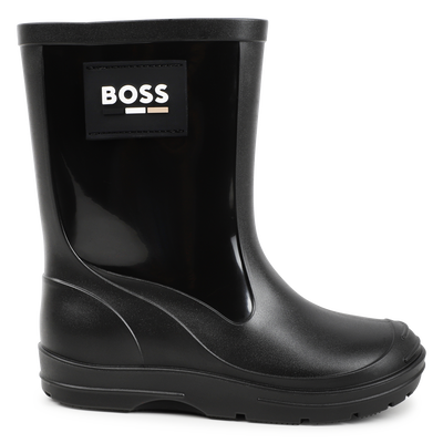 Bottes de pluie bitextur&eacute;es BOSS GARCON