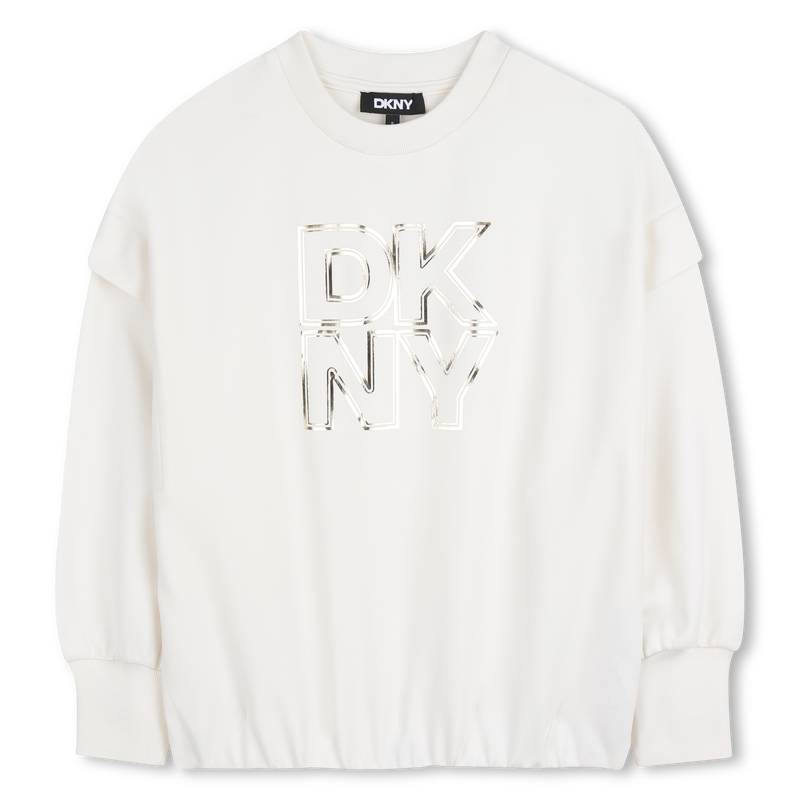 SWEAT MANCHES FANTAISIE DKNY 
                        FILLE
