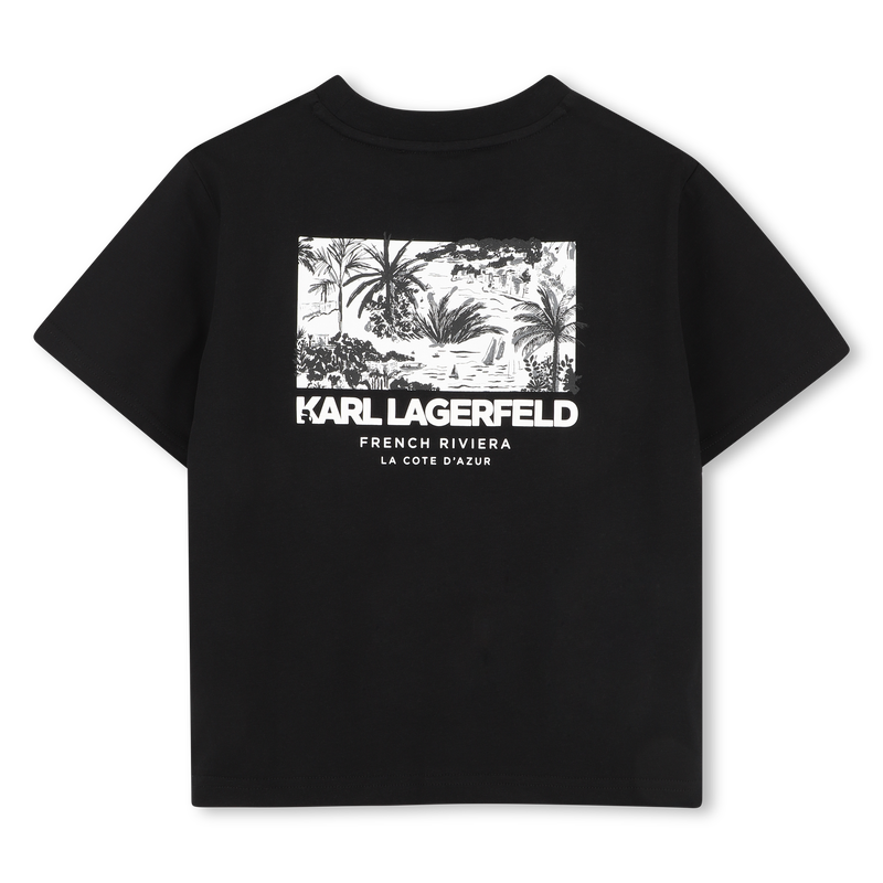 T-SHIRT MET KORTE MOUWEN KARL LAGERFELD KIDS 
                        BOY