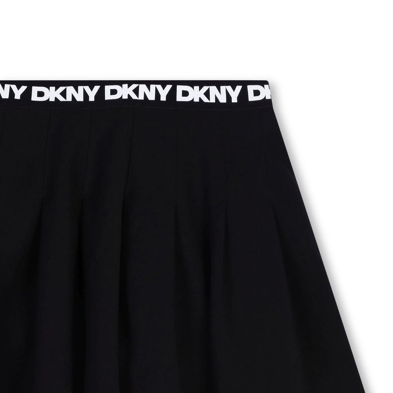 Jupe pliss&eacute;e taille &eacute;lastiqu&eacute;e DKNY 
                        FILLE