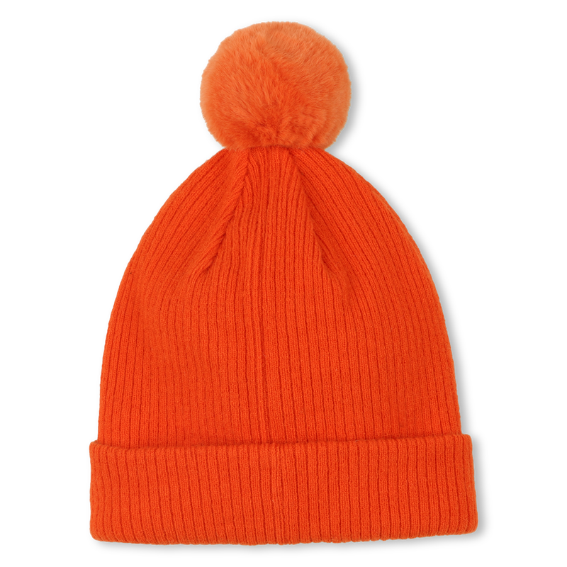 Bonnet tricot pompon polaire TIMBERLAND 
                        GARCON