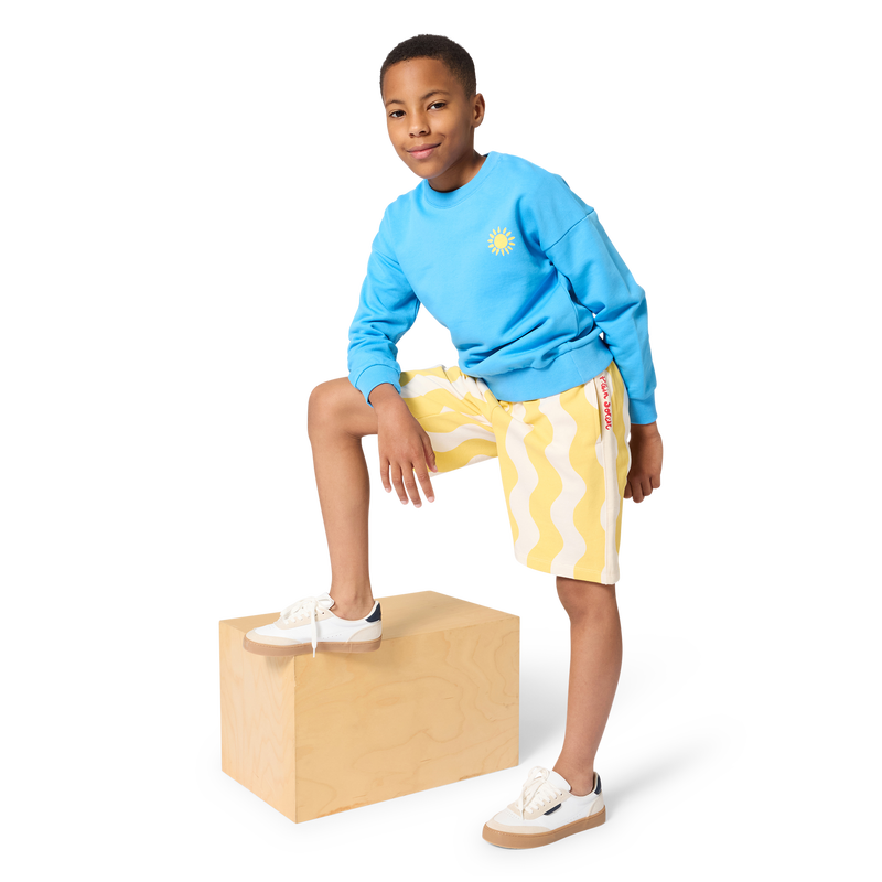 FLEECE BERMUDA SHORTS KIDS AROUND 
                        BOY