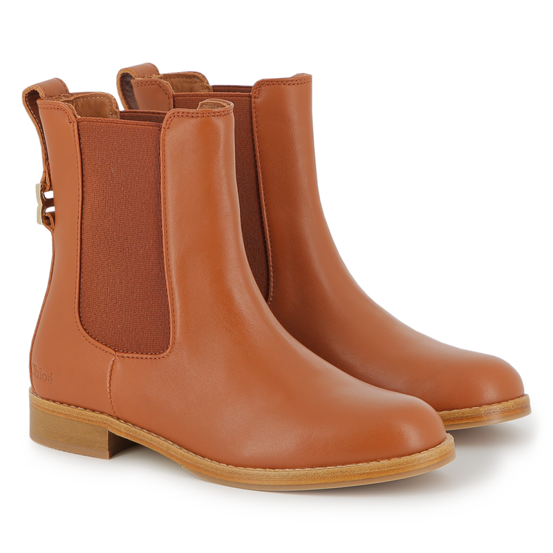 Bottines en cuir de vache CHLOE 
                        FILLE