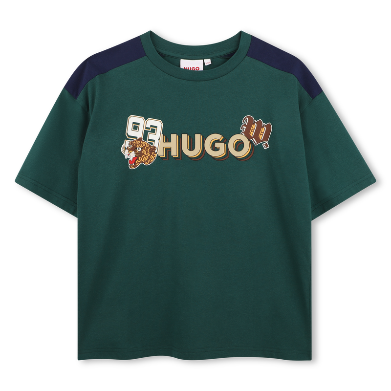 TEE-SHIRT MANCHES COURTES HUGO 
                        GARCON