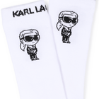 Chaussettes hautes imprimees KARL LAGERFELD KIDS 
                    UNISEXE