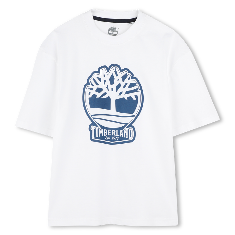 T-shirt bicolore avec logo TIMBERLAND 
                        GARCON