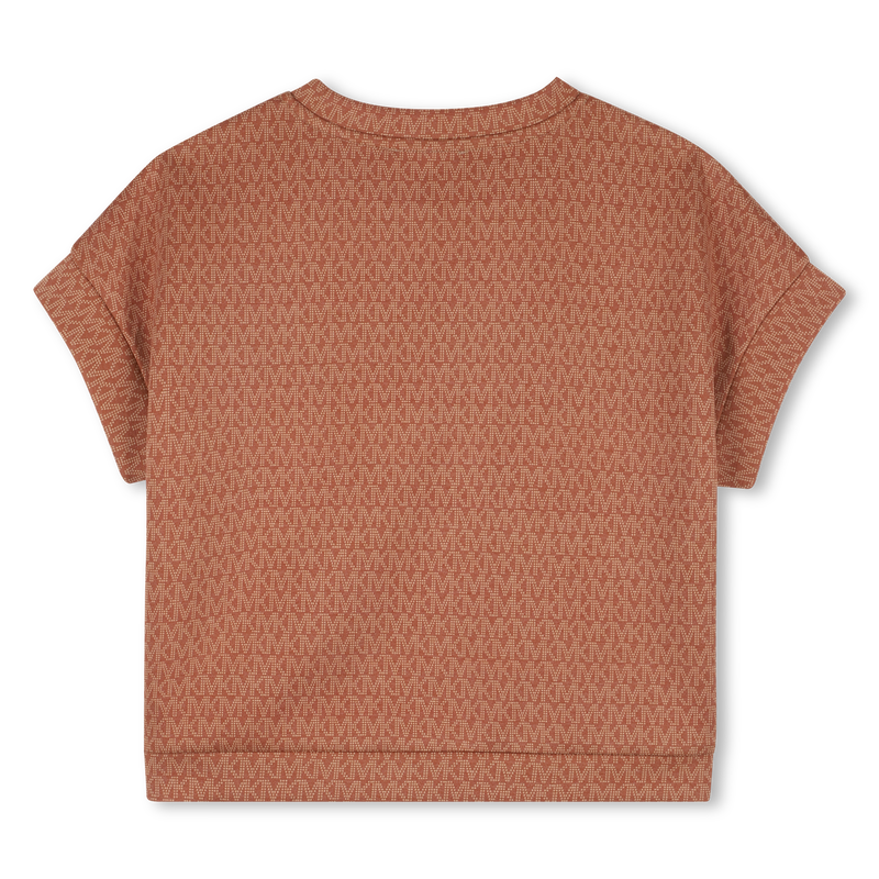BEDRUKT T-SHIRT MET KORTE MOUWEN MICHAEL KORS 
                        GIRL