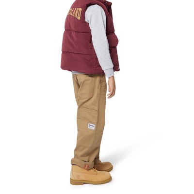 Donsjas met rits en logo's TIMBERLAND JONGEN