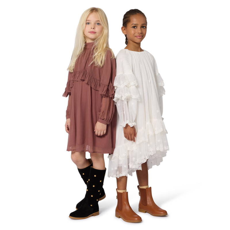 Bottines en cuir de vache CHLOE 
                    FILLE