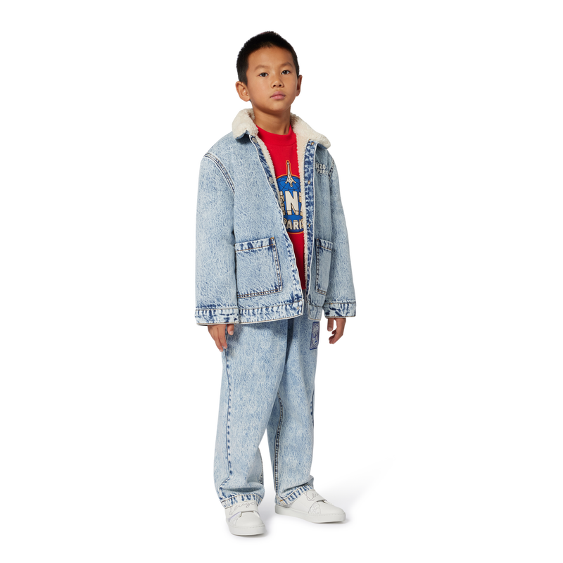 Ongeborsteld fleece sweatshirt KENZO KIDS 
                        BOY