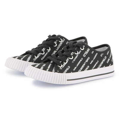 Baskets &agrave; lacets imprim&eacute; sigl&eacute; KARL LAGERFELD KIDS GARCON