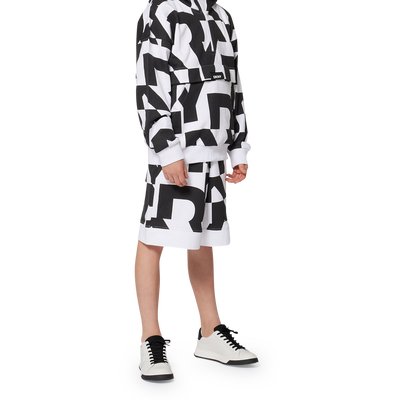 Baskets lac&eacute;es en cuir de vachette DKNY UNISEXE