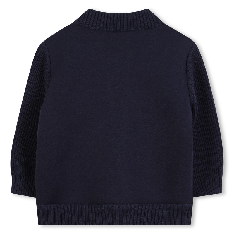 Cardigan zippé manches contrastées TIMBERLAND 
                        GARCON