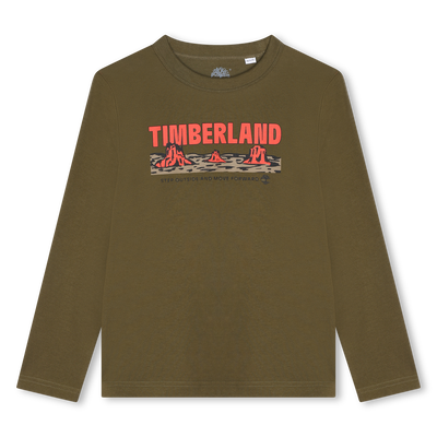 T-shirt &agrave; imprim&eacute; et message TIMBERLAND GARCON