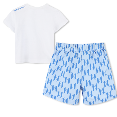 Ensemble short et T-shirt KARL LAGERFELD KIDS GARCON