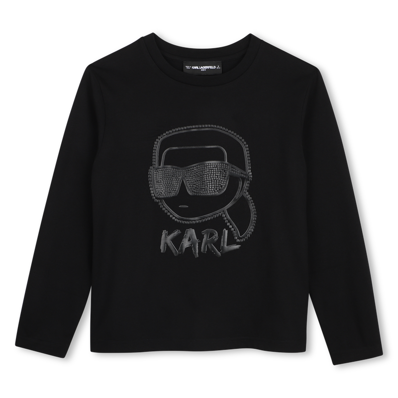T-shirt met lange mouwen KARL LAGERFELD KIDS 
                        BOY