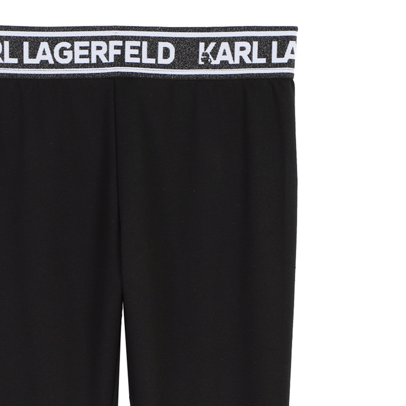 Legging avec taille m&eacute;tallis&eacute;e KARL LAGERFELD KIDS 
                        FILLE