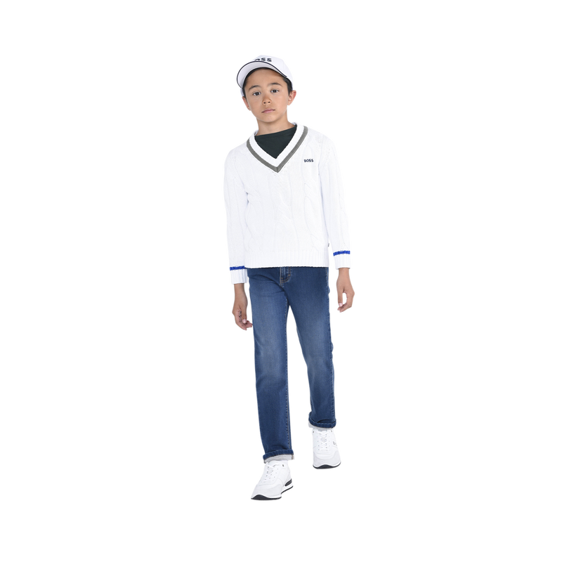 Brushed cotton jumper