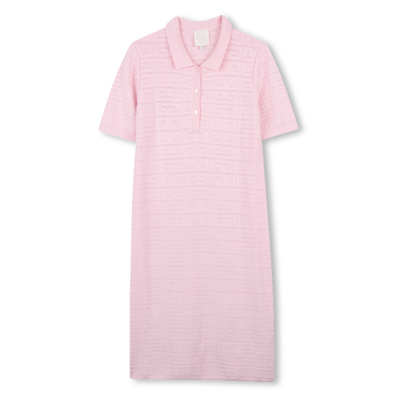 Lange rechte jurk met motief GIVENCHY 
                        GIRL