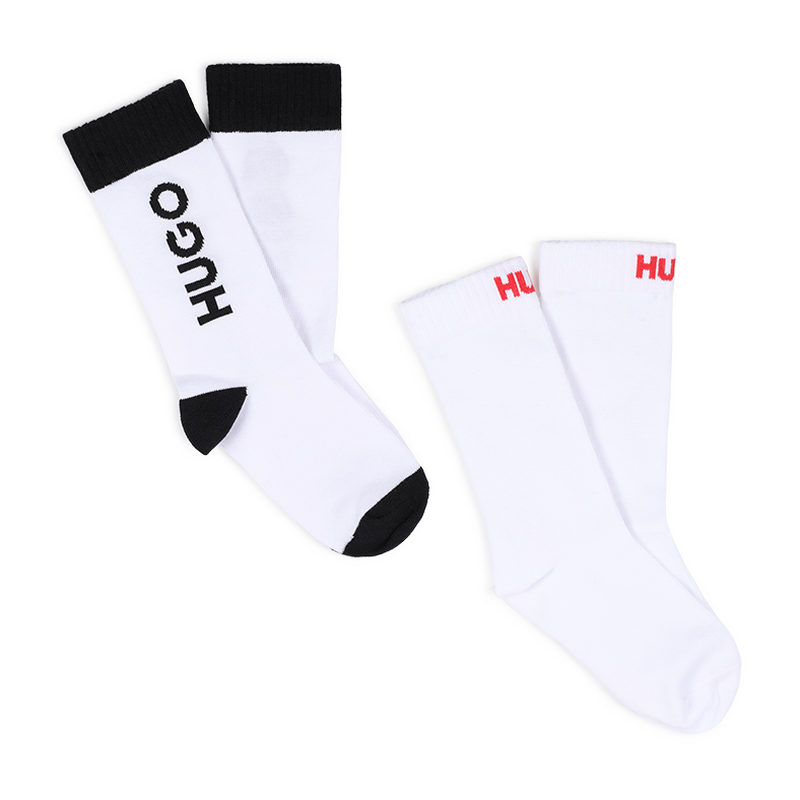 LOT DE 2 PAIRES DE CHAUSSETTES HUGO 
                        UNISEXE