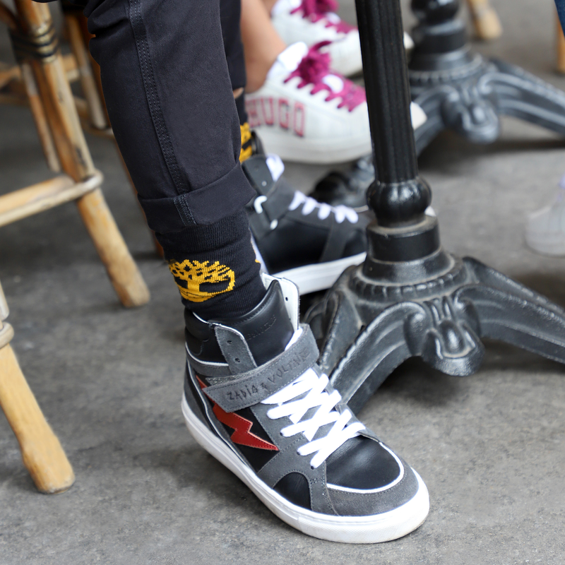 Baskets &agrave; scratch en cuir ZADIG & VOLTAIRE 
                        GARCON