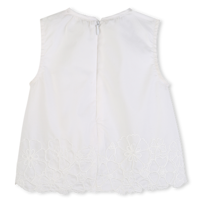 MOUWLOZE TANKTOP MET GEBORDUURDE BLOEMEN CHLOE GIRL