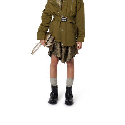 Bottines zipp&eacute;es en cuir ZADIG & VOLTAIRE FILLE