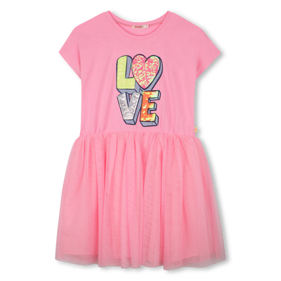 Jurk uit twee materialen BILLIEBLUSH GIRL