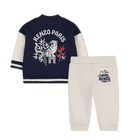Ensemble cardigan et pantalon KENZO KIDS 
                    GARCON