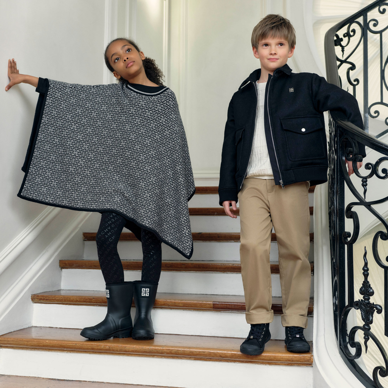 Katoenen legging met logoprint GIVENCHY 
                        GIRL