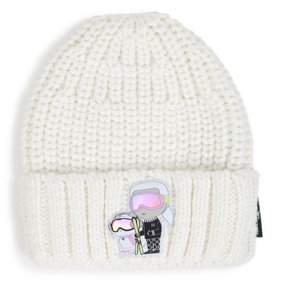 Bonnet en tricot KARL LAGERFELD KIDS FILLE