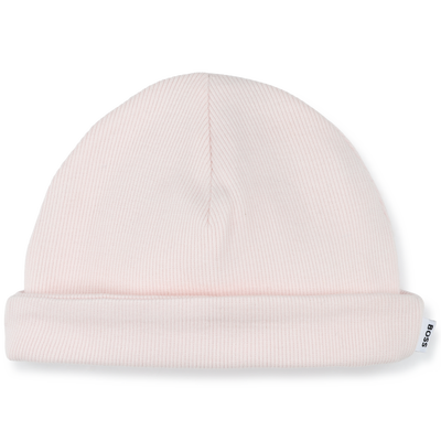 Bonnet &agrave; c&ocirc;tes avec revers BOSS FILLE