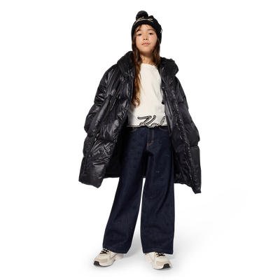 Lange donsjas KARL LAGERFELD KIDS GIRL
