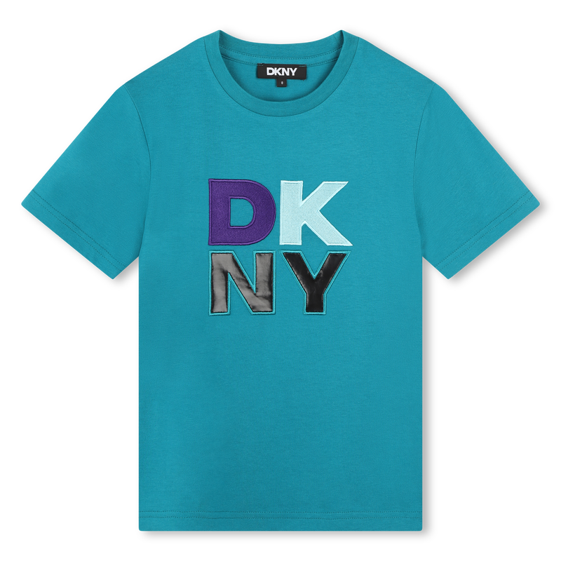Katoenen T-shirt korte mouwen DKNY 
                        BOY