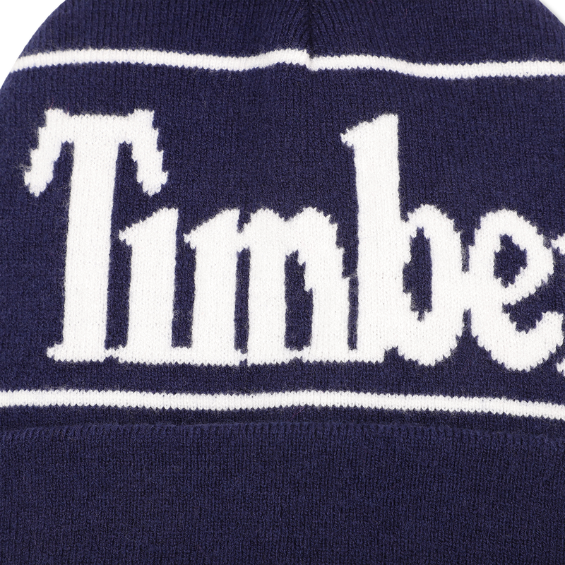 Jacquard pompon gebreide muts TIMBERLAND 
                        BOY
