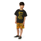 Bermuda imprim&eacute; satin de coton KENZO KIDS 
                    GARCON
