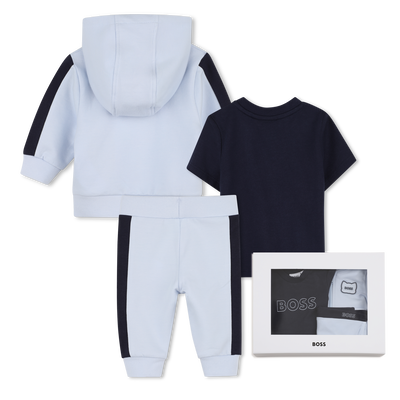 ENSEMBLE CARDIGAN + PANTALON + T-SHIRT BOSS GARCON