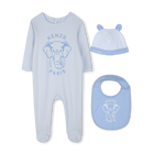 Pyjama, bonnet et bavoir coton KENZO KIDS 
                    UNISEXE