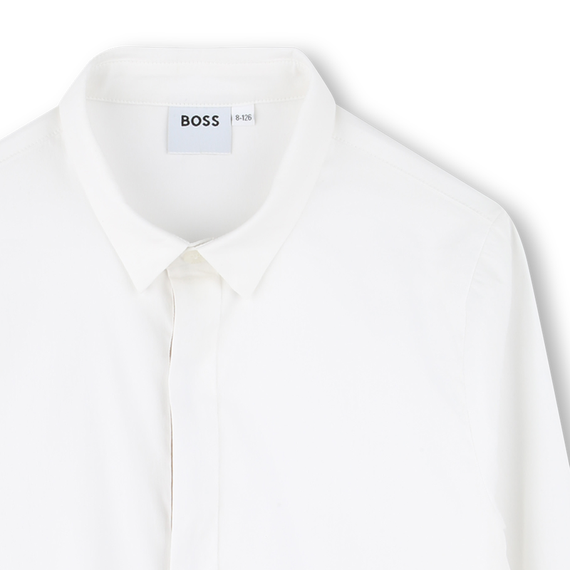 Chemise ajust&eacute;e en popeline BOSS 
                        GARCON